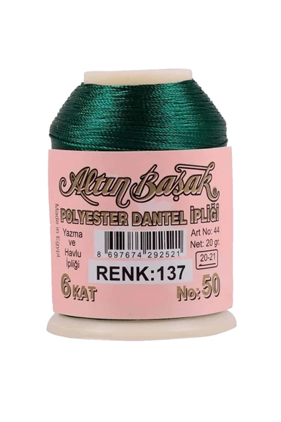 3 Adet Altınbaşak Oya ve Dantel İpi 20 gr - Royaleks - No: 822 - 554 - 137 - 5