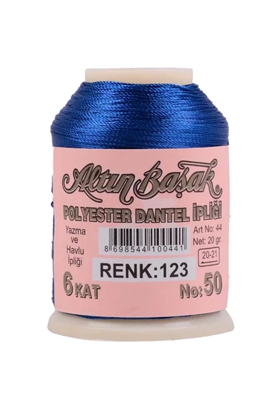 3 Adet Altınbaşak Oya ve Dantel İpi 20 gr - Royaleks - No: 123 - 3