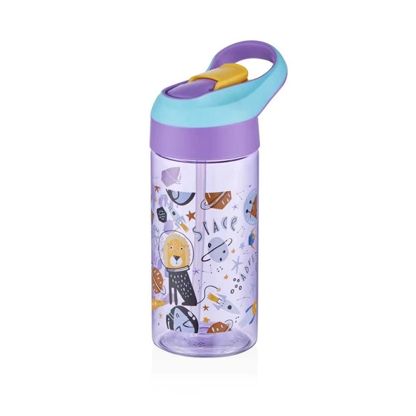Vagonlıfe 500 Ml Pipetli Tritan Matara Karışık Renk