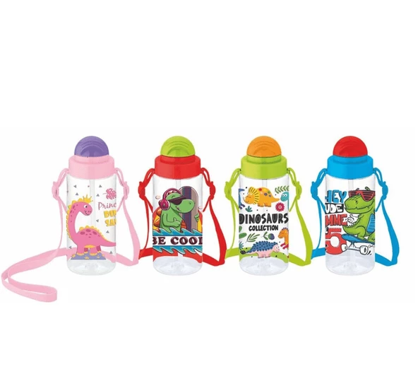 Piano Tritan Matara Kıds Pipe Dino Pymat-93 500 Ml (1 Adet Fiyatıdır)