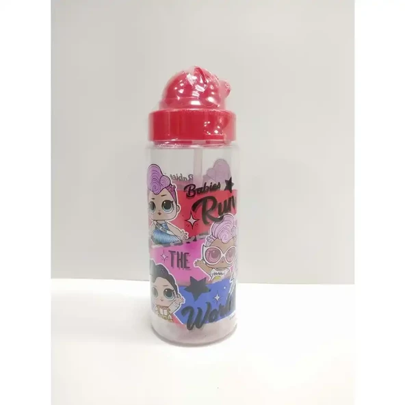 LOL Matara Şeffaf Gövde 500 ML Kırmızı LLMAT9812 ürün görseli