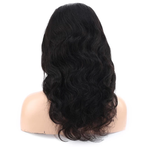 Front Lace Gerçek Tül Peruk Dalgalı  - Doğal - 55-60cm - 4