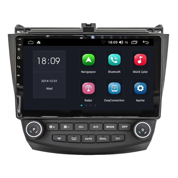 Honda Accord Android Multimedya Sistemi (2008-2012) 6 GB RAM, 64 GB Hafıza, 8 Çekirdek, Navigatör