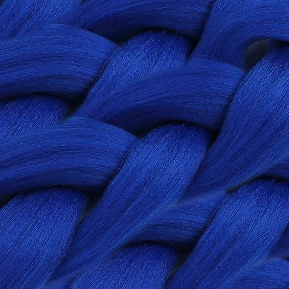Sentetik Örgülük Saç Esperer 100 Gr. - Koyu Mavi - 3