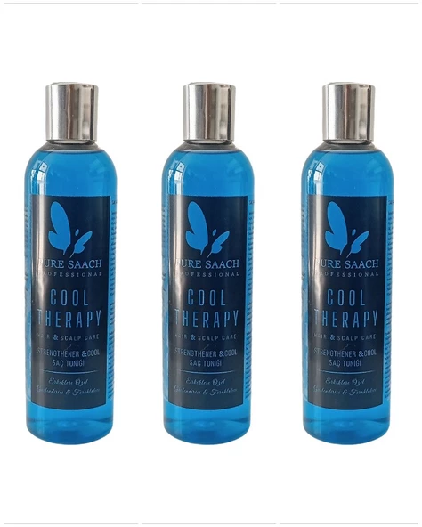 Pure Saach Profesyonel Haır Tonic 3 Ürün Birlikte - 3
