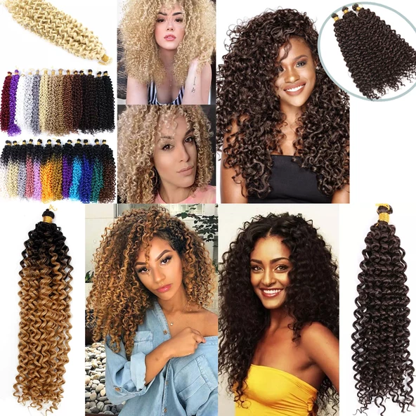 Afro Dalgası Saç - Karamel - 3