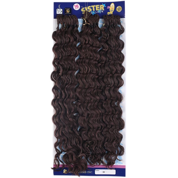 Sister Afro Dalgası Saç - Koyu Kahve 33