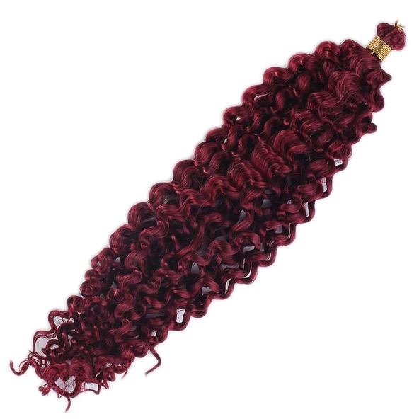 Afro Dalgası Saç - Kızıl - 3