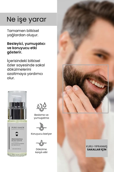 PURE SAACH PROFESSİONAL SAKAL SERUM - 2