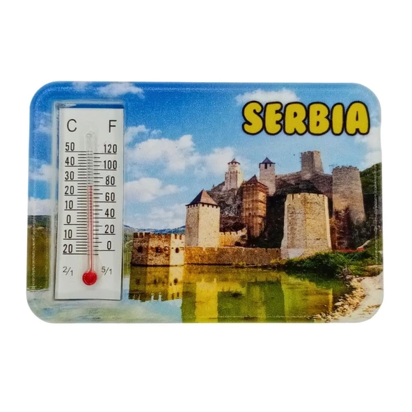 Sırbistan Temalı Dereceli Magnet ürün görseli