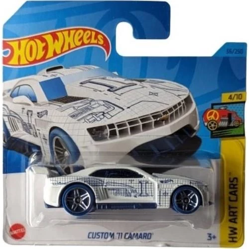 Hot Wheels Tekli Arabalar Custom ´11 Camaro - Art Cars 4/10 - HKK17