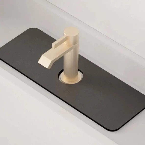 Periboia Su Emici Sihirli Mutfak Banyo Musluk Matı Lavabo Kenar Matı - Resim 5