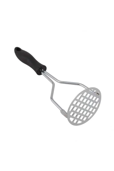 Periboia Plastik Saplı Delikli Metal Paslanmaz Patates Muz Yumurta Ezici Püre Yapıcı - 2