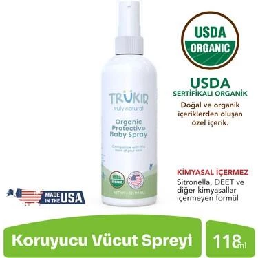 Trukid Organik Sinek Kovucu Losyon 118 ML - Diş Beyazlatıcı Köpük Hediye