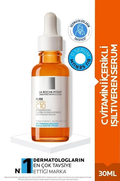 La Roche Posay Pure Vitamin C10 Işıltı Veren Serum 30 mlLa Roche Posay Pure Vitamin C10 Işıltı Veren Serum 30 ml