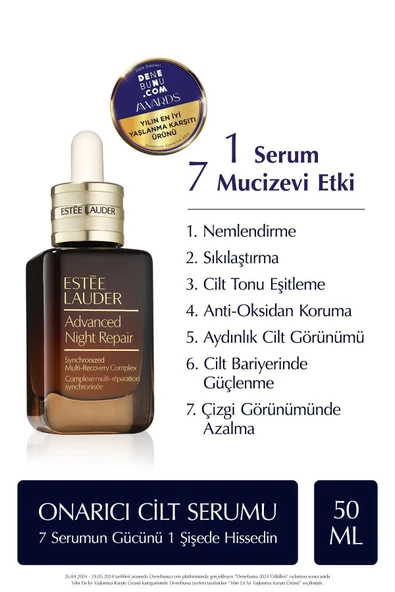 Estee Lauder Yaşlanma Karşıtı Serum - Advanced Night Repair Onarıcı Gece Serumu 50 ml