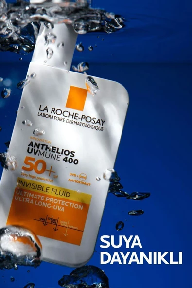 La Roche Posay Anthelios Uvmune400 Invisible Fluid Spf50+Tüm Cilt Tipleri İçin Yüz Güneş Kremi 50 ml