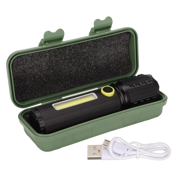 Powermaster 500 Metre Mesafeli El Feneri Uzun Menzilli Şarjlı El Feneri Su Geçirmez 2200 Mah - 3