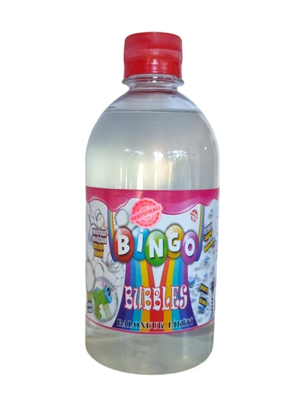 2 Adet Yedek Likit 500 ml  Köpük Bubbles +5 Adet 50ml Üflemeli Köpük