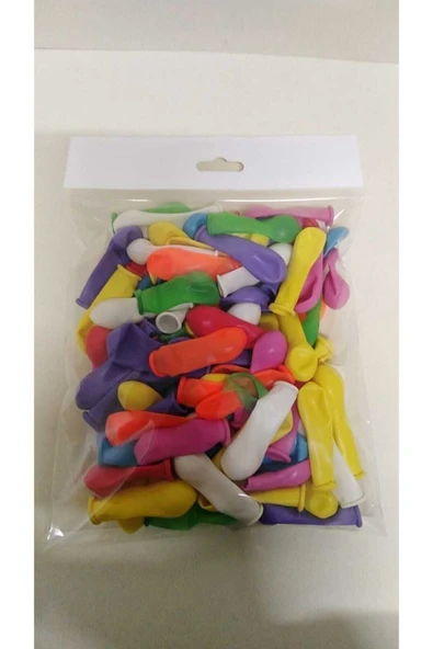 200 adet Kaliteli Su Balonu Karışık Renkli - 2