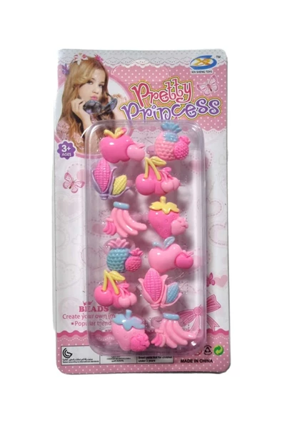 Oyuncak Meyveli Yüzükler 1 Paket 10'lu set - 2
