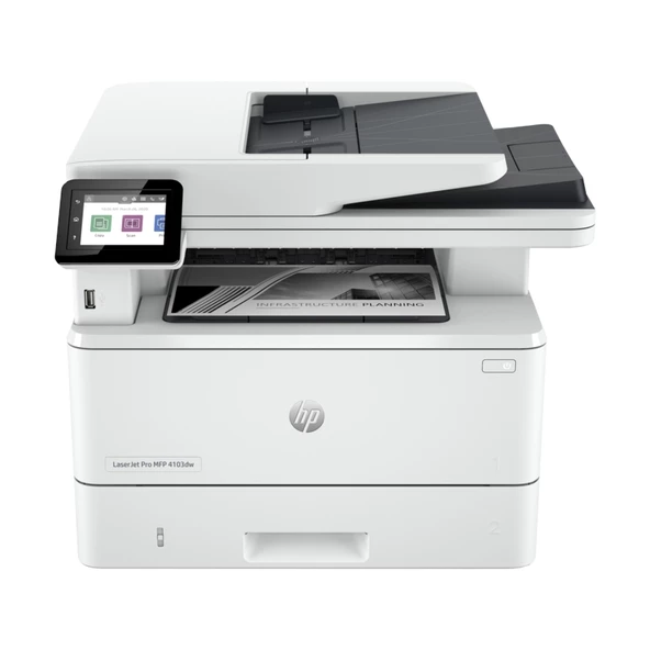 HP A4 LaserJet Pro M4103DW 2Z627A Çok Fonksiyonlu Dublex Yazıcı USB-Ethernet-WIFI