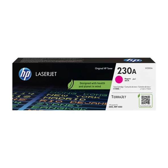 Hp W2303a (230A) Macenta Laserjet Toner 1.800 Sayfa ürün görseli