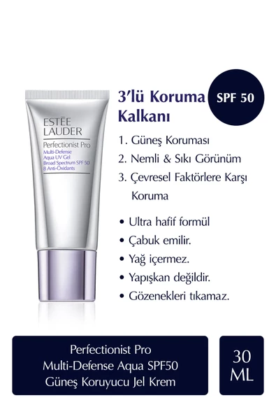 Estee Lauder Güneş Kremi - Perfectionist Pro Spf50/pa 8 Anti-oksidan Içeren Yaşlanma Karşıtı Formül 30ml