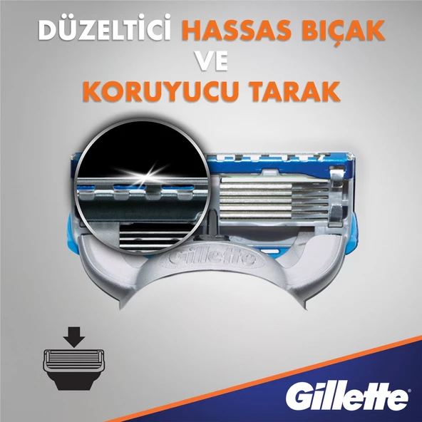 Gillette Fusion Proglide Power Yedek Tıraş Bıçağı 4'lü - 5