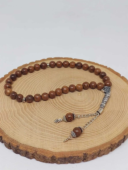 Venge Ağacı 33lük Tesbih 8mm (51382) - Resim 2