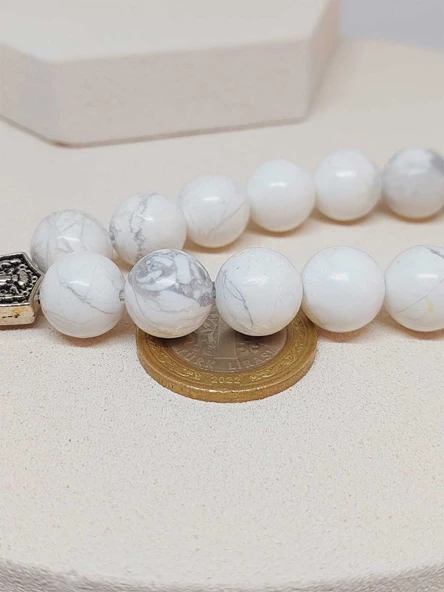 Havlit Taşı 17lik Efe Tesbih 12mm (51534) - Resim 3