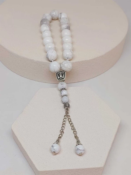 Havlit Taşı 17lik Efe Tesbih 12mm (51534) - Resim 4