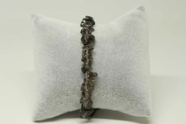 Dumanlı Kuvars Taşı Küçük Taşlar Bileklik ürün görseli 1