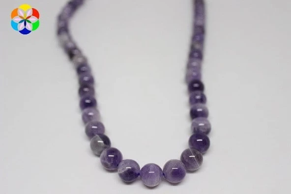 Ametist Taşı 10mm 4 Adet - Resim 3