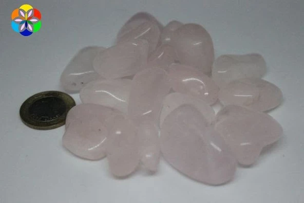 Pembe Kuvars Taşı 20-30 gram ( Açık Pembe)