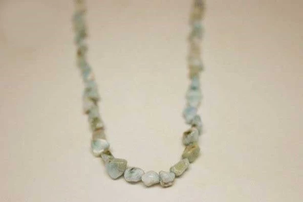 Larimar Taşı Doğal Taşlar 2 Adet - 8