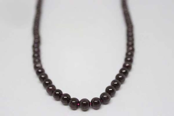 Lal (granat) (garnet)taşı 6mm/10 Adet - Resim 6