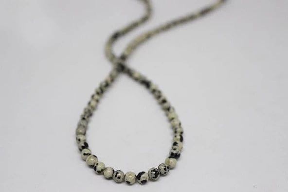 Bileklik Boy Jasper Taşı Yarım Dizi 4mm (9850) (18CM UZUNLUĞUNDADIR)