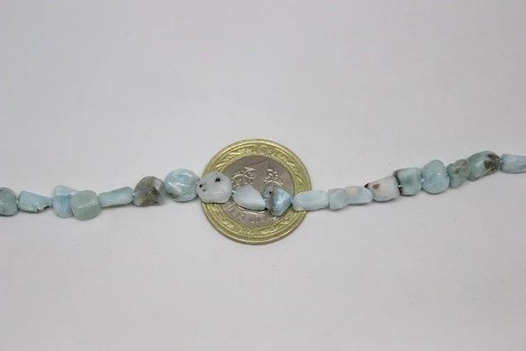 Larimar Taşı Doğal Taşlar 2 Adet - 4