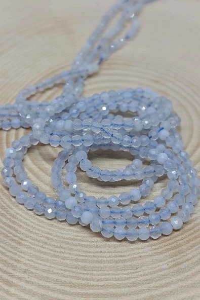 Bileklik Boy Kalsedon Taşı Yarım Dizi 2,5mm (17CM UZUNLUĞUNDADIR) ürün görseli 1