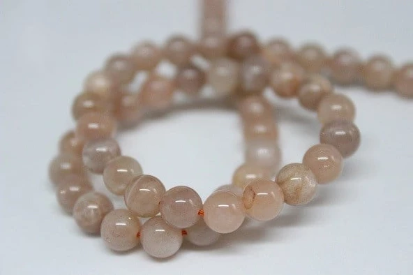 Bileklik Boy Güneş Taşı Yarım Dizi 6mm (18CM UZUNLUĞUNDADIR)