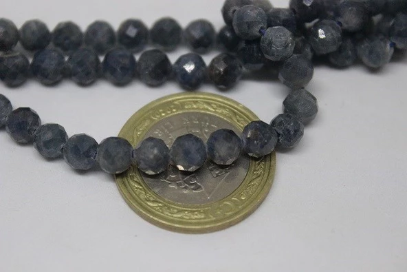 Bileklik Boy Safir Taşı Yarım Dizi 5.5mm (18CM UZUNLUĞUNDADIR) - 5