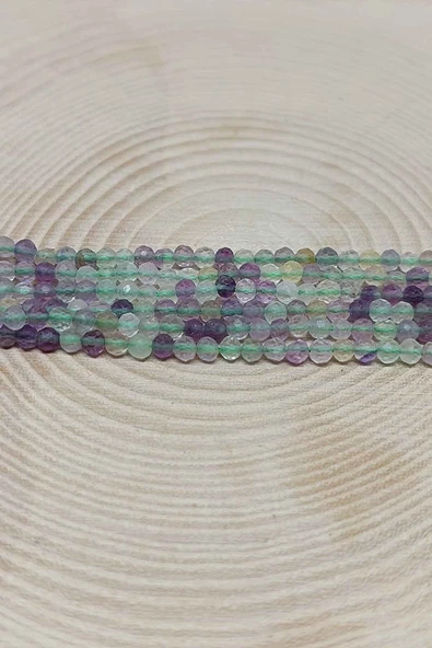 Bileklik Boy Florit Taşı Yarım Dizi 2,5mm (17CM UZUNLUĞUNDADIR) ürün görseli