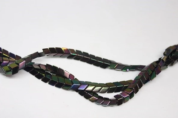 Bileklik Boy Hematit Taşı Yarım Dizi (17430) (18CM UZUNLUĞUNDADIR) - 3