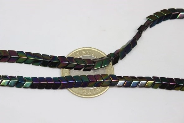 Bileklik Boy Hematit Taşı Yarım Dizi (17430) (18CM UZUNLUĞUNDADIR) - 2