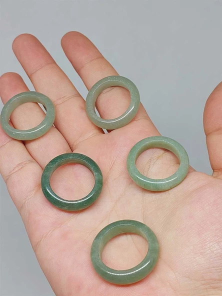 Aventurin Taşı Yüzük 6mm Kalınlığında (Standart Ölçü) (51494) ürün görseli