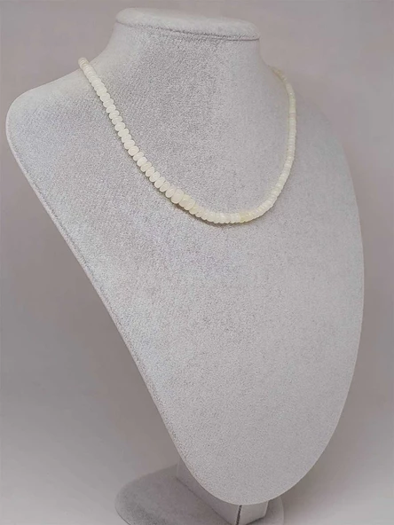 Avustralya Opal Taşı Kolye Yansımalı Renkler 43 Karat Çelik Kapama (51276) - Resim 3