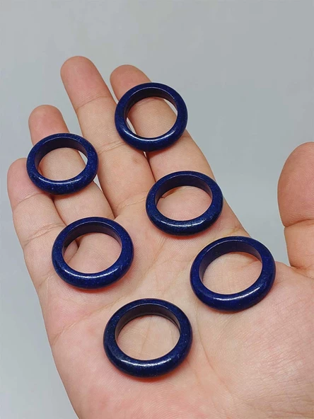Lapis Taşı Yüzük 6mm Kalınlığında (Standart Ölçü) (51490) - 1