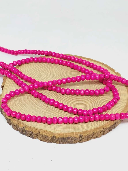 Ahşap Dizi 5.5*7mm Pembe (51644) - 2