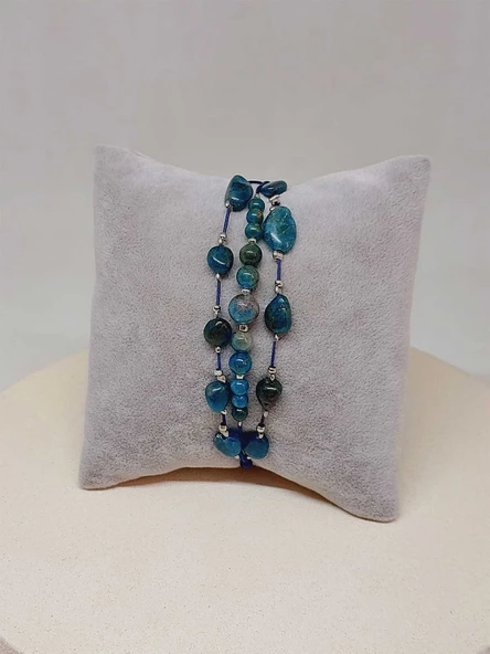 Apatit Taşı Tasarım Bileklik (51574) - 2